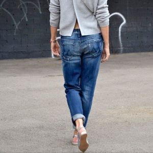 MOTHER Blue Boyfriend Jeans